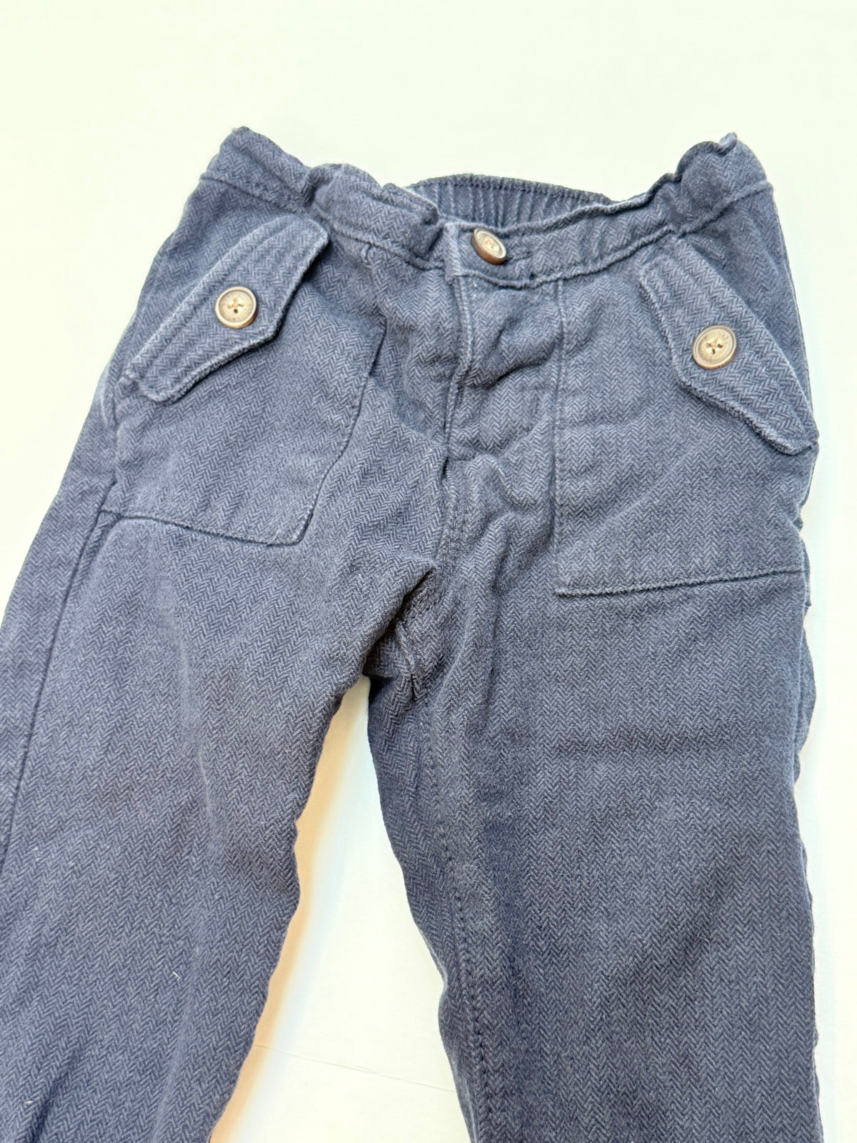 Baby B'gosh Herringbone Flap Pocket Pants 18M