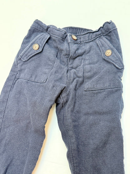 Baby B'gosh Herringbone Flap Pocket Pants 18M