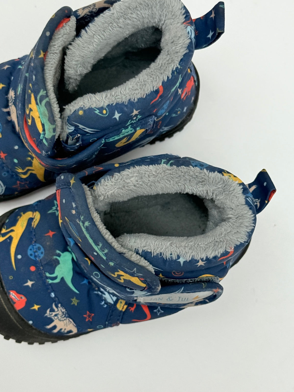 Jan & Jul Space Dinosaur Winter Boot Size 5