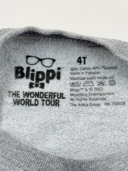 Blippi The Wonderful World Tour Sweatshirt 4T