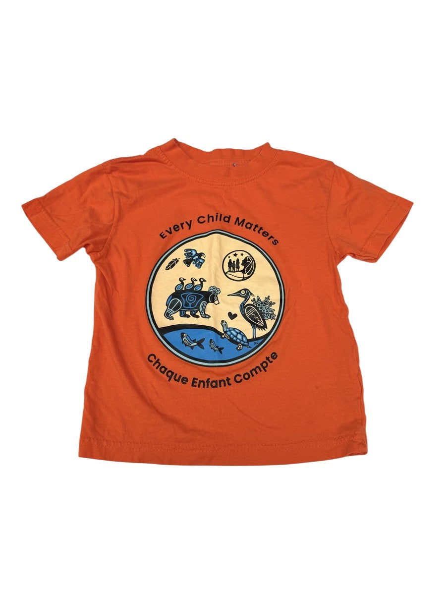 Every Child Matters Orange Shirt Day T-Shirt 3/4Y