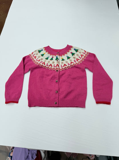 Mini Boden Fa La La Christmas Cardigan 5-6Y