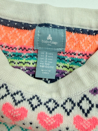 babyGap Fair Isle Sweater Dress 3T