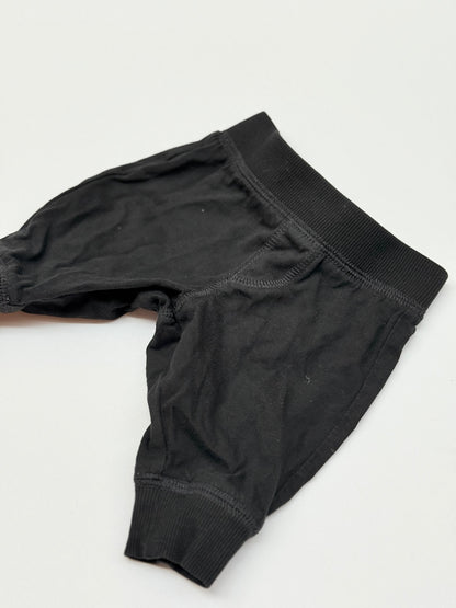 George Baby Black Jogger Pants 0-3M