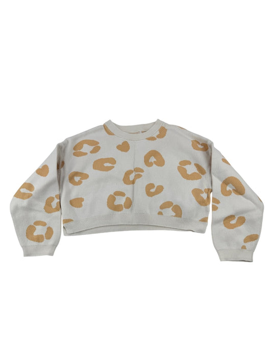 Joe Fresh Leopard Print Cropped Sweater