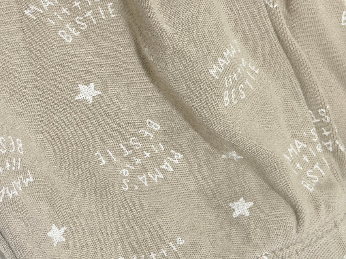 Tan Star Print Baby Pants 3M