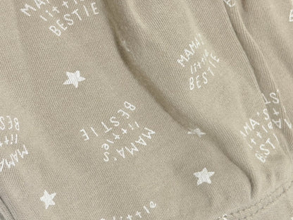Tan Star Print Baby Pants 3M