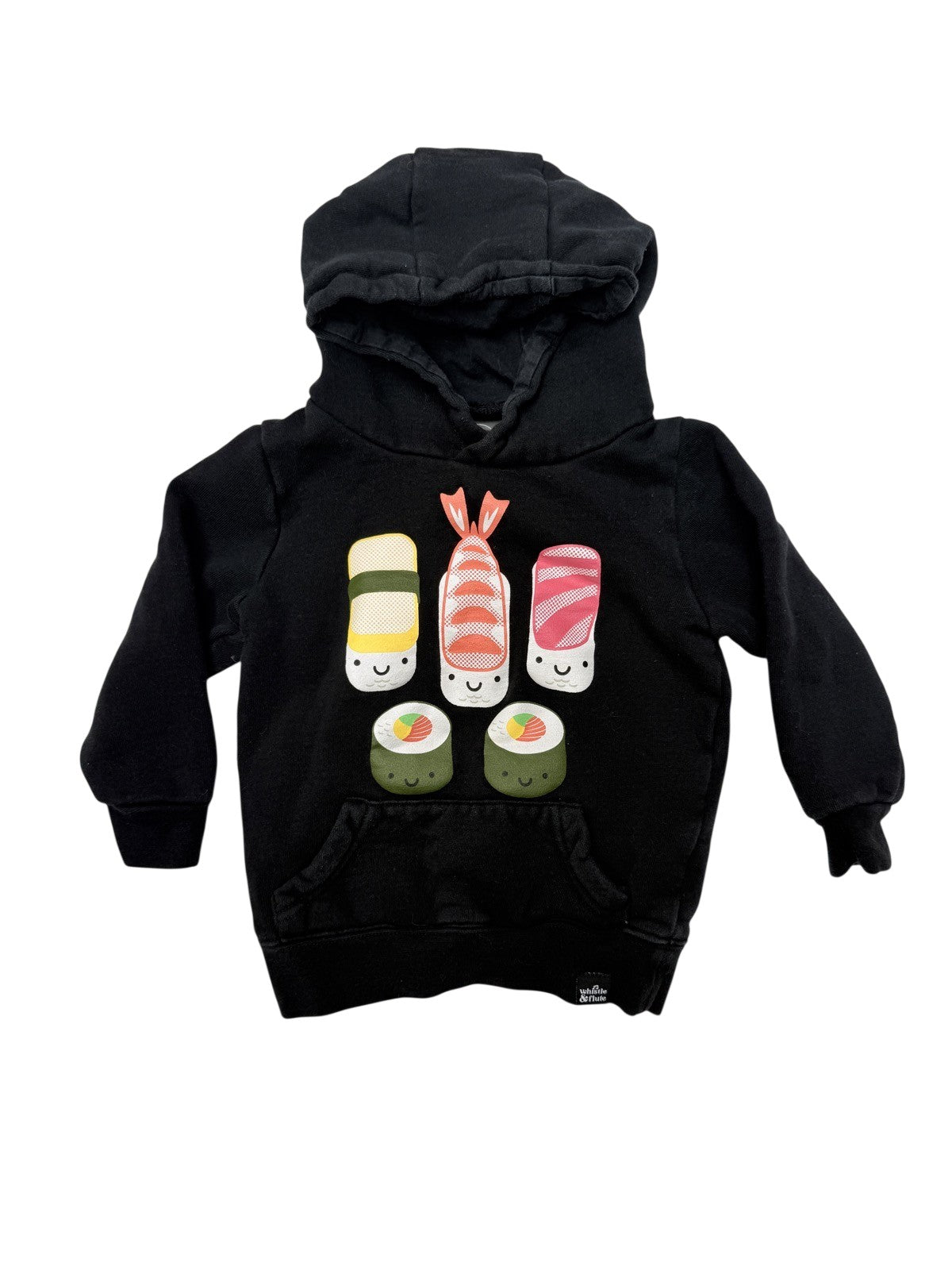Whistle & Flute Sushi Print Hoodie Size 1-2Y