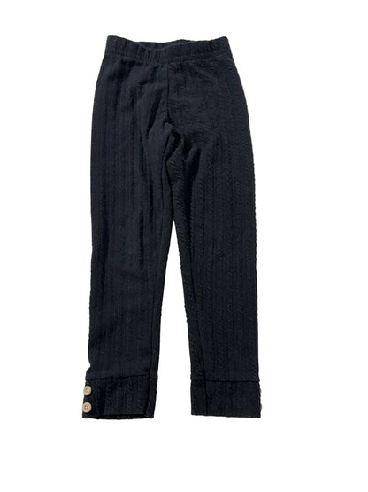 Knit Pants Milon Black Cable Knit Size S