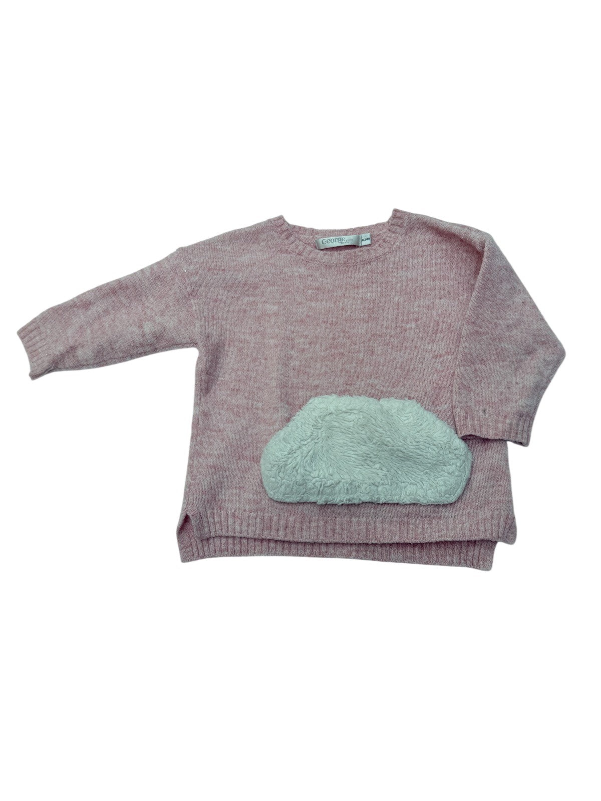 George Baby Pink Cloud Sweater 18-24M