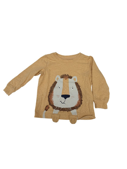 Carter's Lion Graphic Long Sleeve Tee 9M