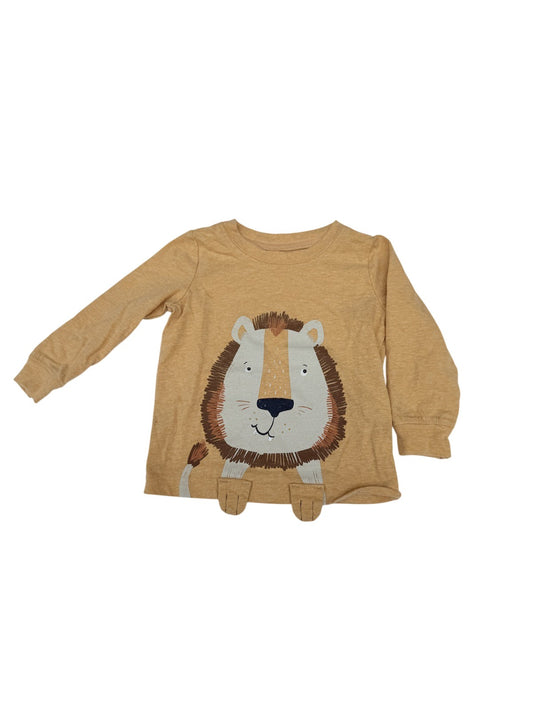 Carter's Lion Graphic Long Sleeve Tee 9M