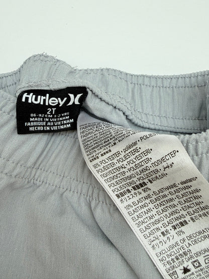 Hurley Gray Elastic Waist Shorts 2T