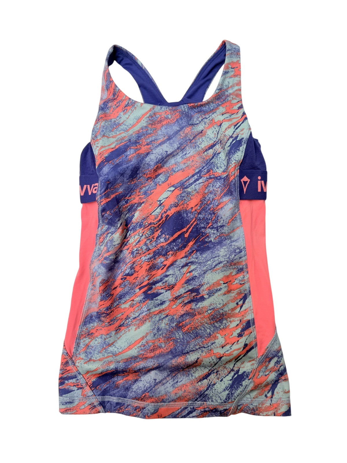 Ivivva Marbled Print Racerback Tank Size 7