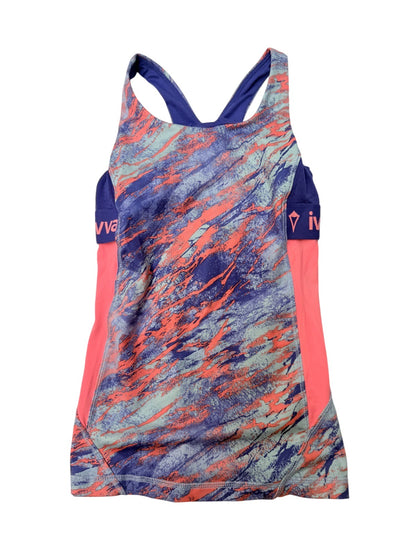 Ivivva Marbled Print Racerback Tank Size 7