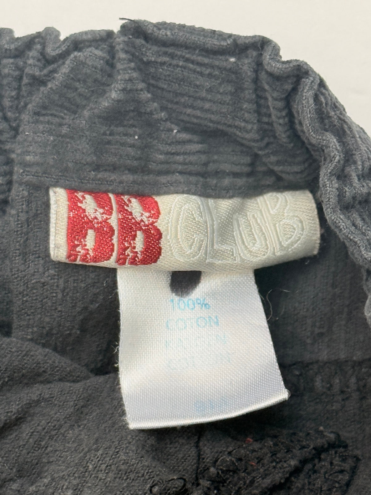 BB Club Black Corduroy Pants