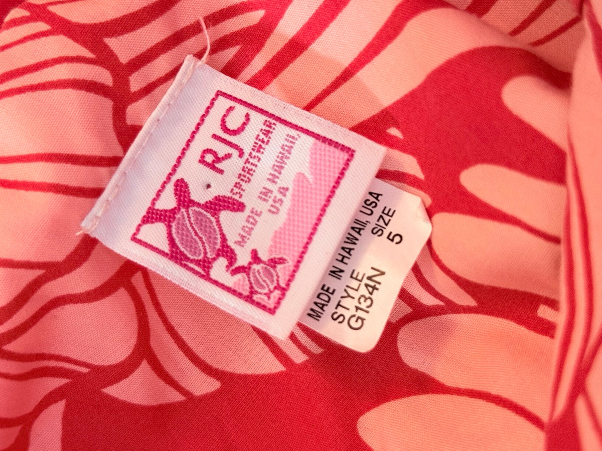 RJC Sportswear Floral Pink Sundress Size 5