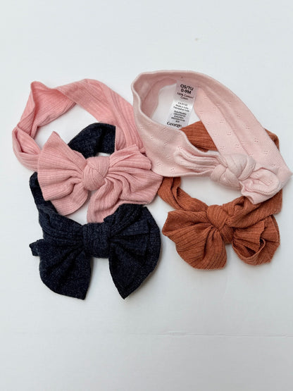 George Baby Bow Headbands Set of 4