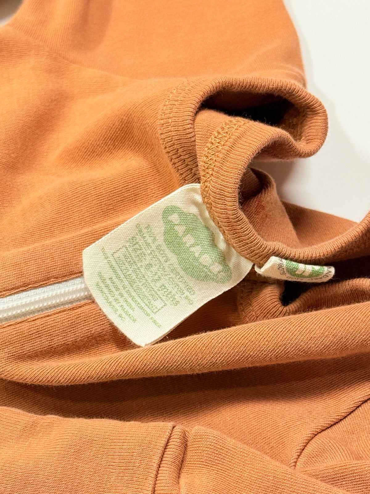 Parade Rust Zipper Footed Sleeper Romper 6-12m