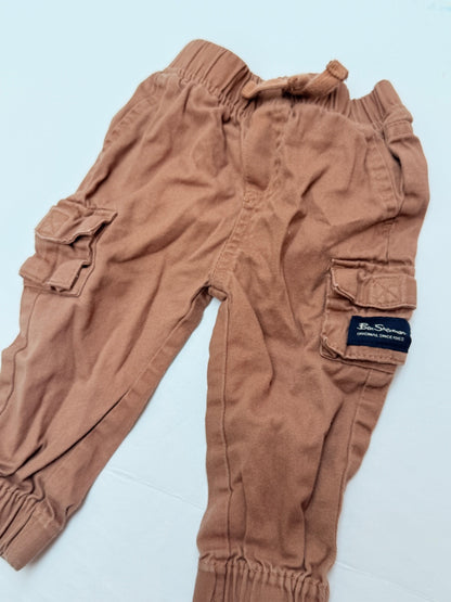 Ben Sherman Cargo Joggers Pants 6/9M