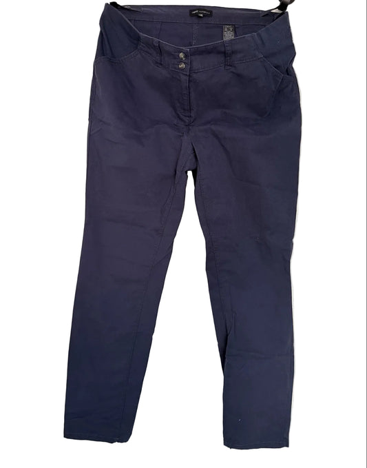 Next Maternity Navy Chino Trousers Size 12R