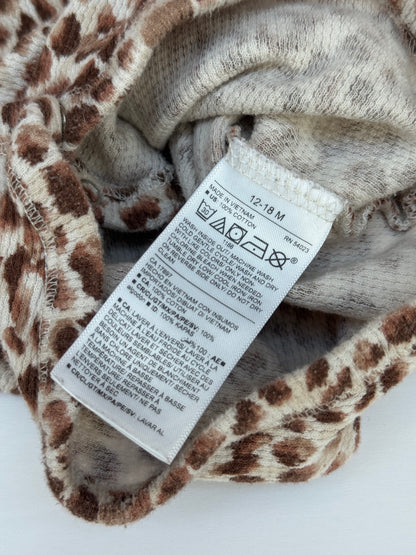 Old Navy Leopard Print Bodysuit 12-18M
