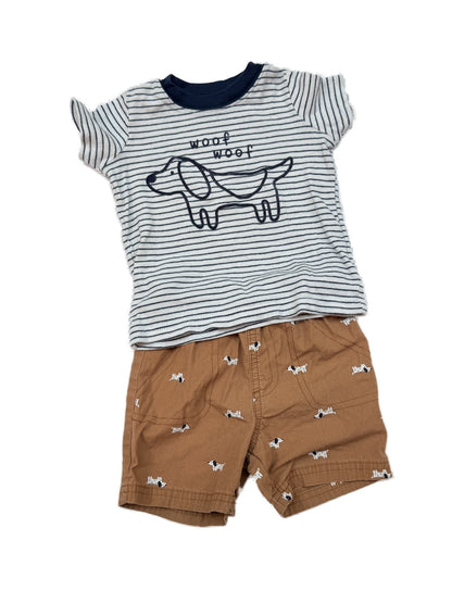 Carter's Woof Woof Dog 2-Piece Set 18m