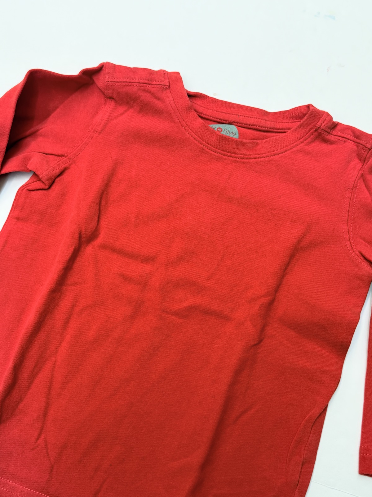 Fair in Style Red Long Sleeve T-Shirt 3T