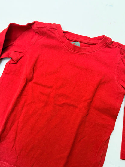 Fair in Style Red Long Sleeve T-Shirt 3T