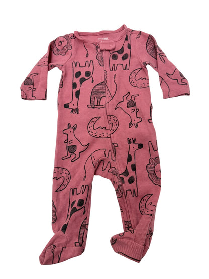 Simple Joys by Carter's Animal Print Sleeper 3-6M