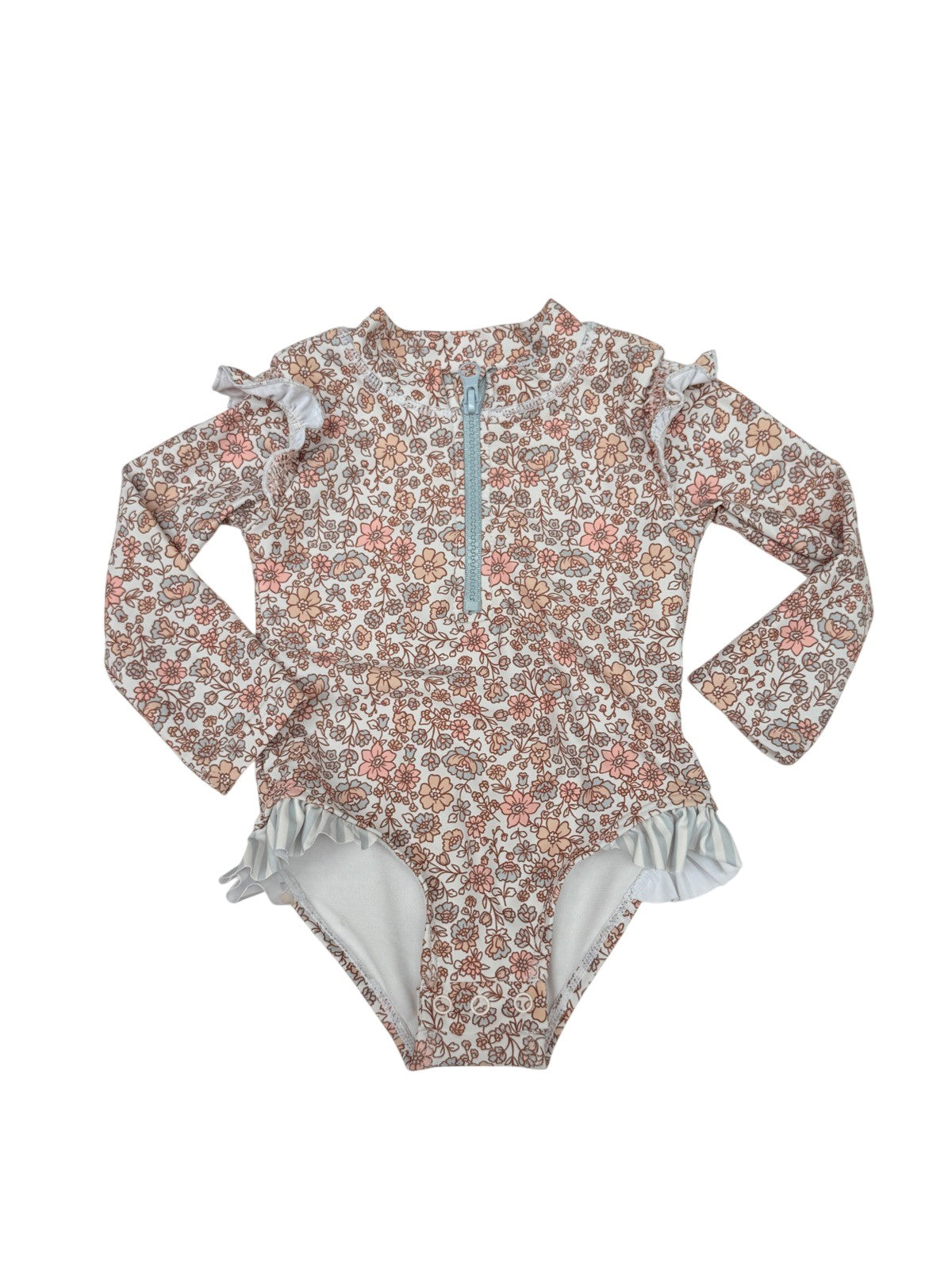 Tommy Bahama Floral Rashguard One-Piece 12M