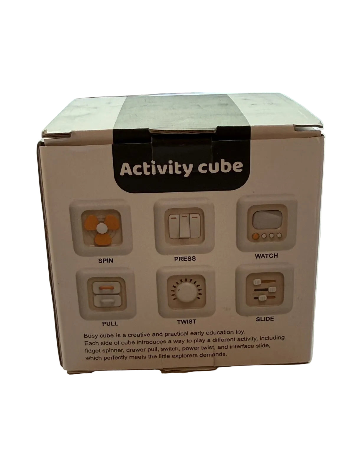 Lisfiva 6-in-1 Activity Busy Cube 12M+