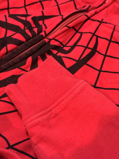 Marvel Spider-Man Red Zip Hoodie LG