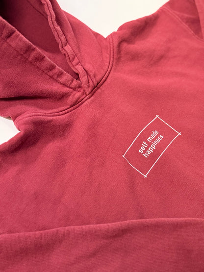 Sweat à capuche Zara Self Made Happiness bordeaux 11-12 ans