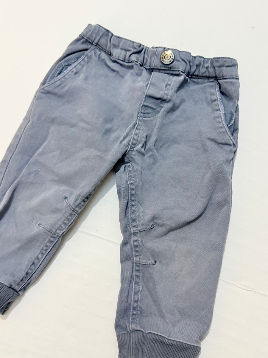 Wheat Blue Jogger Pants 12M
