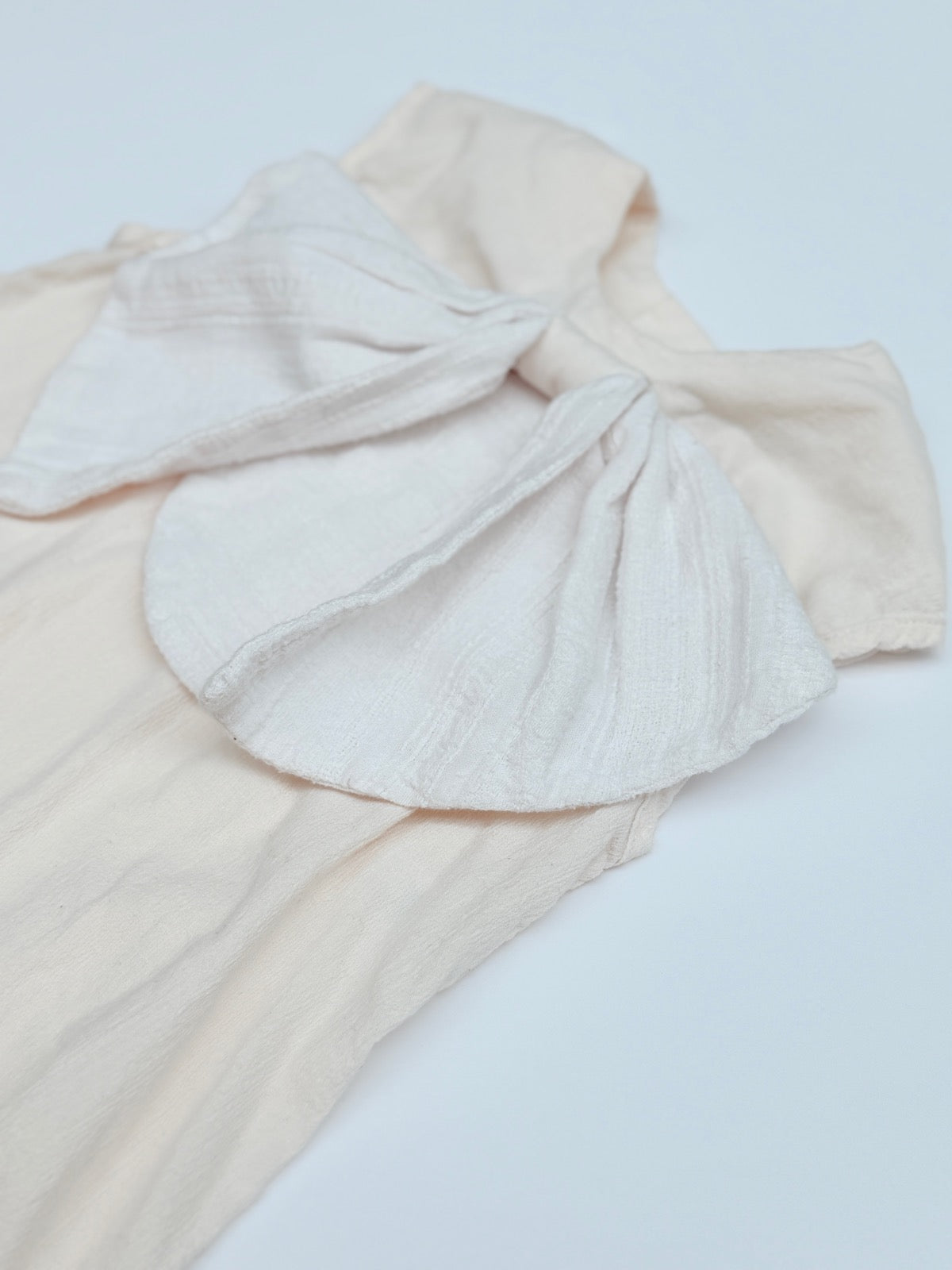 A.Bird Ivory Bow Front Blouse 9Y