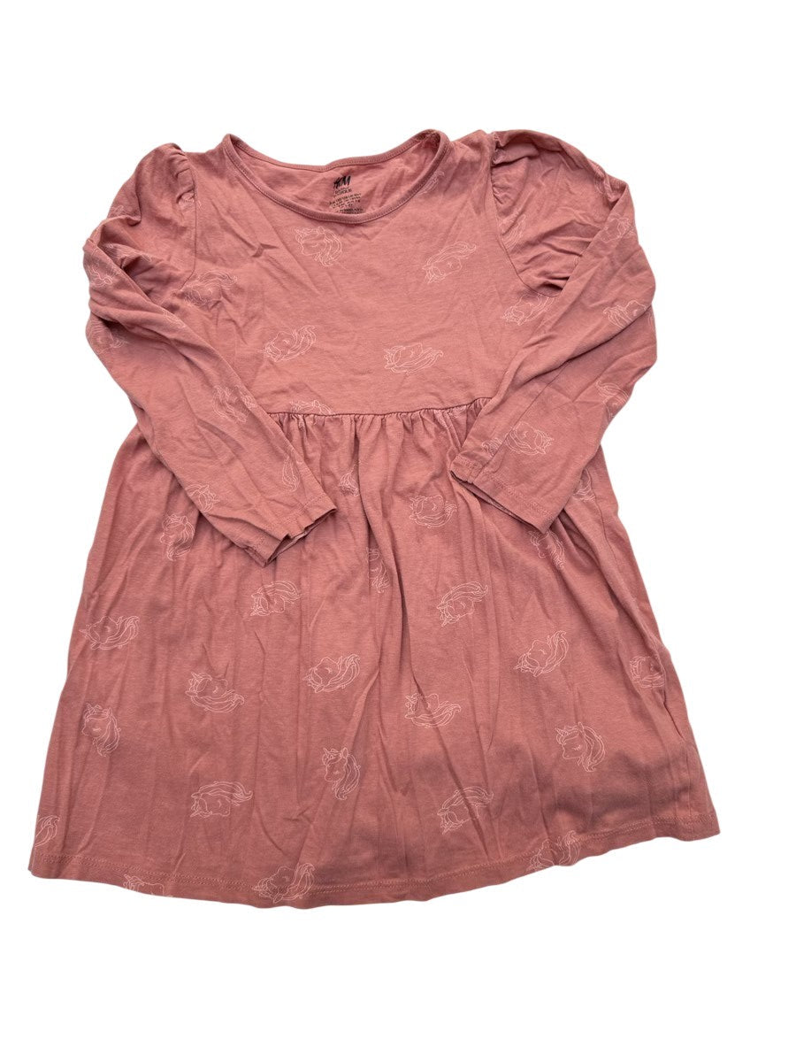 H&M Unicorn Print Dress Size 8