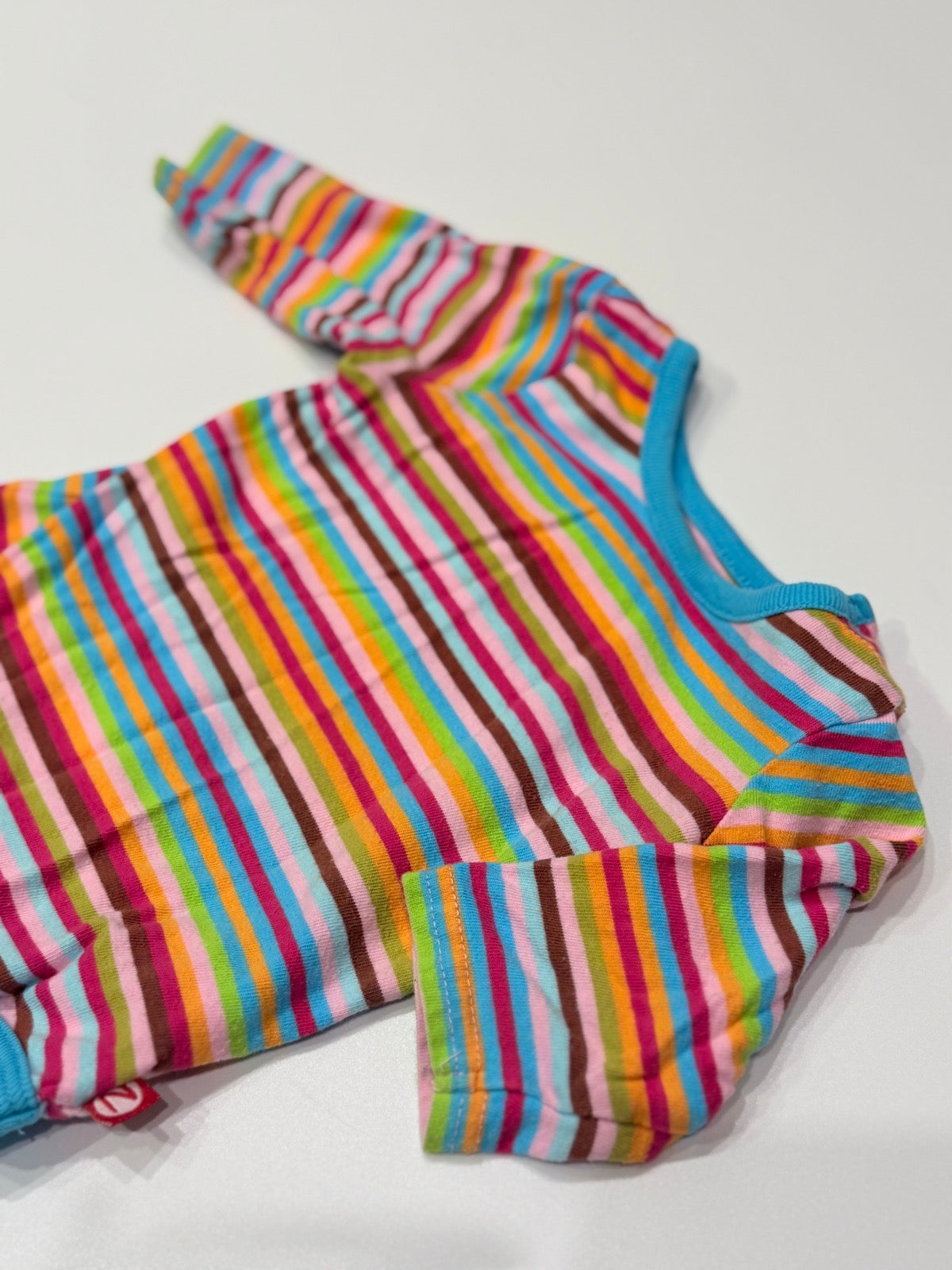 Zutano Rainbow Stripe Bodysuit 6M
