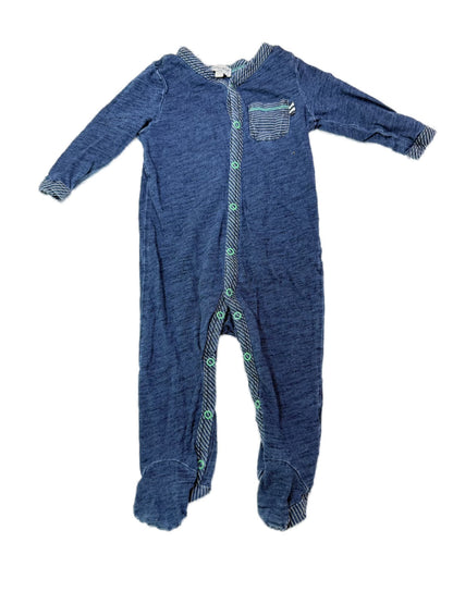 Splendid Blue Footed Sleeper Romper 3-6M