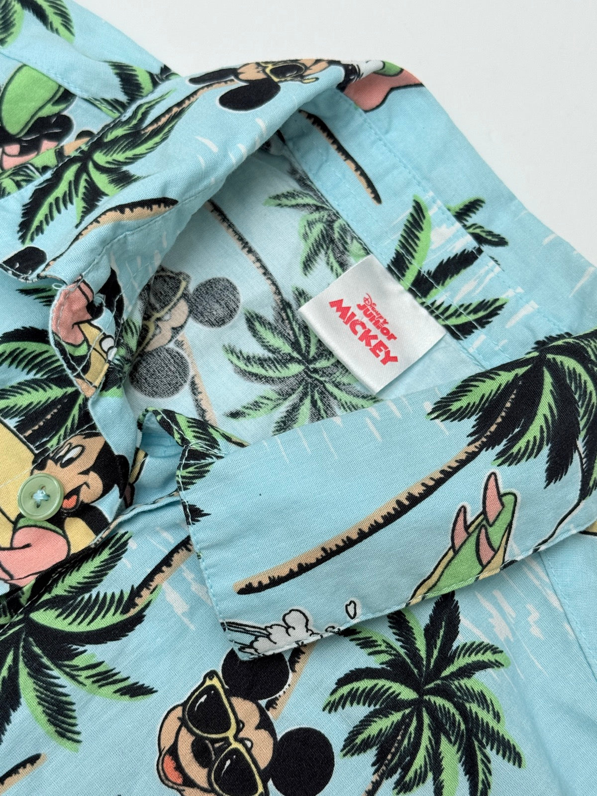 Mickey Mouse Hawaiian Shirt Size 7-8