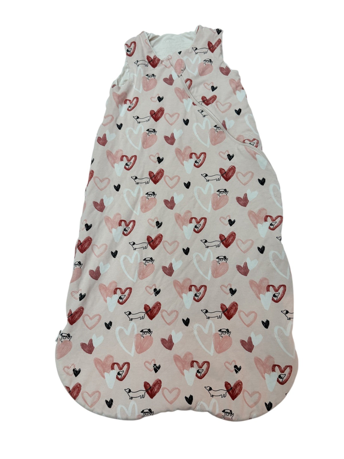 Loulou Lollipop Hearts Sleep Sack 6-18M