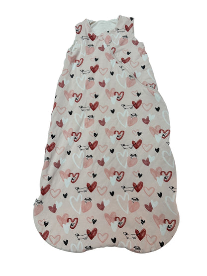 Loulou Lollipop Hearts Sleep Sack 6-18M