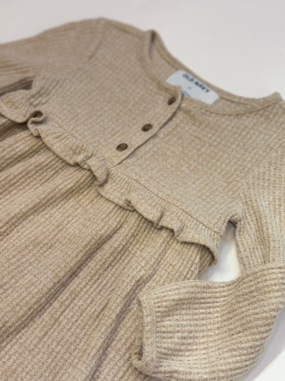 Old Navy Waffle Knit Ruffle Dress 2T