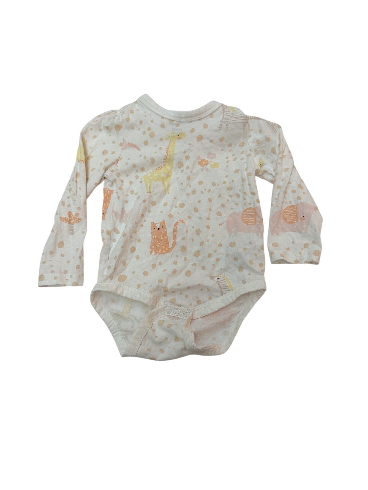 So Cute Safari Animal Print Bodysuit 9-12M