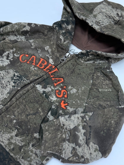 Cabela's Camo Zip Hoodie 12M