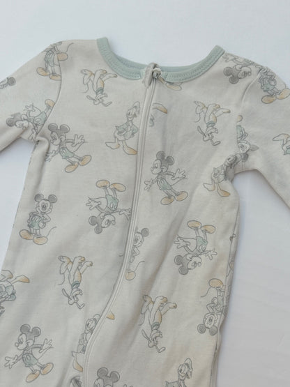 Disney Baby Mickey Mouse Footed Sleeper 0M