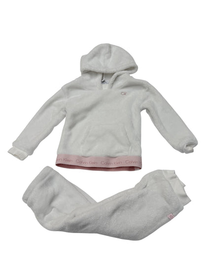 Calvin Klein Faux Fur Hoodie Jogger Set 24M