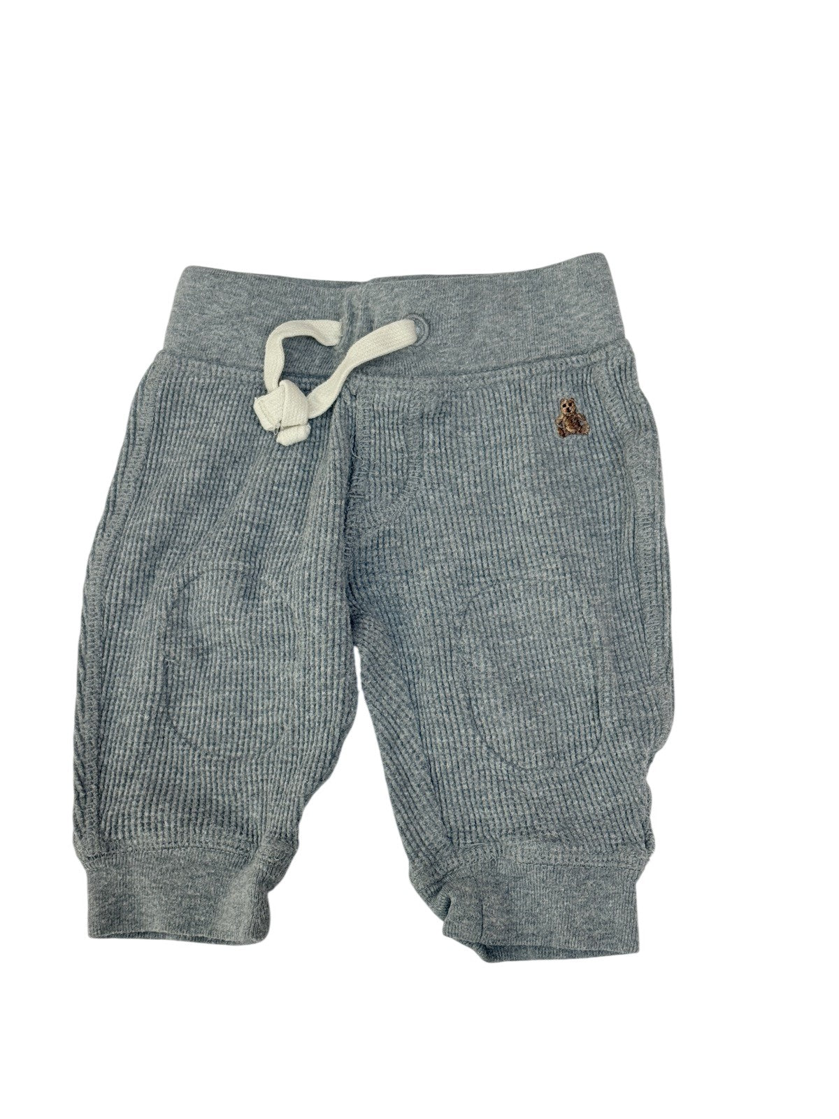 Baby Gap Gray Waffle Knit Jogger Pants 3-6m