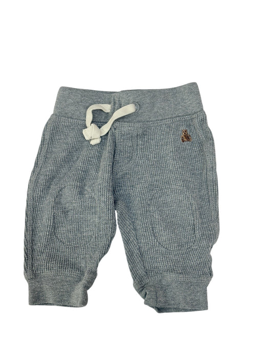 Baby Gap Gray Waffle Knit Jogger Pants 3-6m