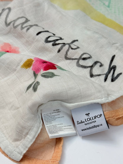 Loulou Lollipop Marrakech Muslin Swaddle Blanket
